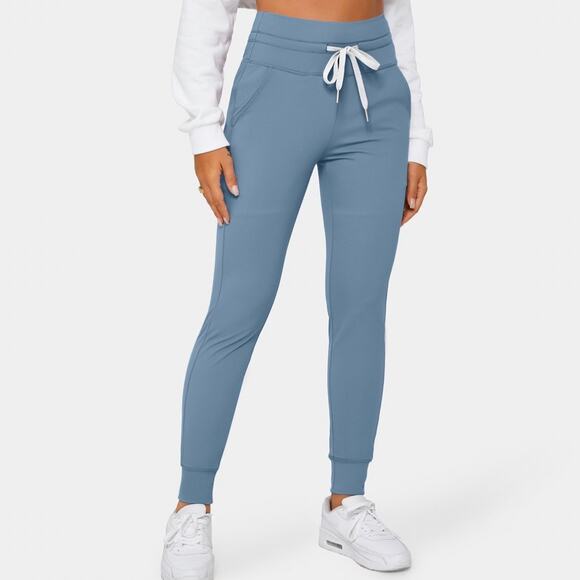 NEW Halara Softlyzero™ Airy High Waist Joggers Pockets Drawstring Waist Blue XS - Picture 1 of 11